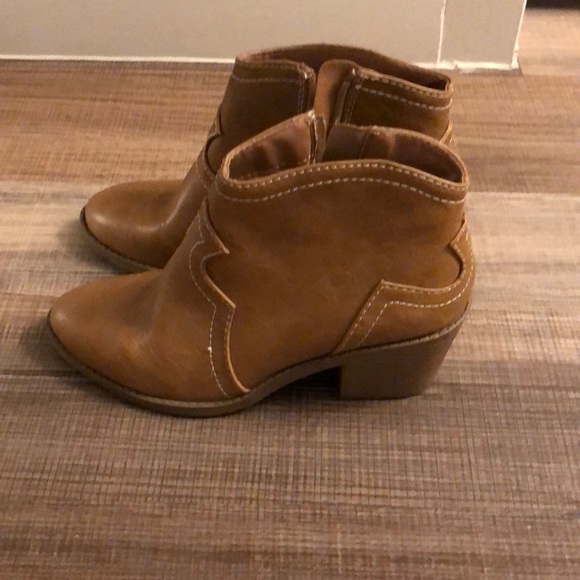 Brown Ankle Booties - Picture 3 of 3